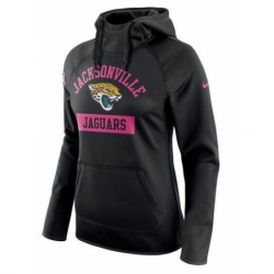 NFL Jacksonville Jaguars Nike Womens Breast Cancer Awareness Circuit Performance Pullover Hoodie Black