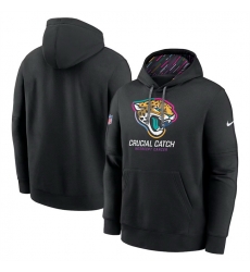 Men Jacksonville Jaguars Black 2024 Crucial Catch Club Pullover Hoodie