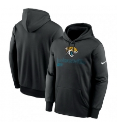 Men Nike Black Jacksonville Jaguars Performance Pullover Hoodie