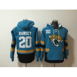 Men Nike Jacksonville Jaguars Jalen Ramsey 20 NFL Winter Thick Hoodie