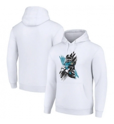 Men Starter White Jacksonville Jaguars Player X Fleece Pullover Hoodie