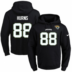 NFL Mens Nike Jacksonville Jaguars 88 Allen Hurns Black Name Number Pullover Hoodie