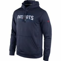 NFL New England Patriots Nike KO Speed Wordmark Performance Hoodie 