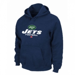 NFL Mens Nike New York Jets Critical Victory Pullover Hoodie Blue