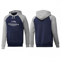 NFL Mens Nike Seattle Seahawks Critical Victory Pullover Hoodie NavyGrey