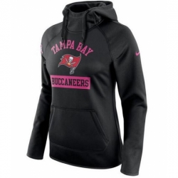 NFL Tampa Bay Buccaneers Nike Womens Breast Cancer Awareness Circuit Performance Pullover Hoodie Black