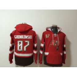 Men Nike Tampa Bay Buccaneers Rob Gronkowski 87 NFL Winter Thick Hoodie