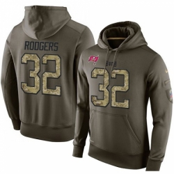 NFL Nike Tampa Bay Buccaneers 32 Jacquizz Rodgers Green Salute To Service Mens Pullover Hoodie