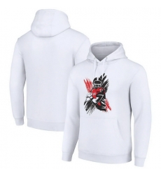 Men Starter White Atlanta Falcons Player X Fleece Pullover Hoodie