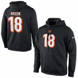 NFL Nike AJ Green Cincinnati Bengals Player Pullover Performance Hoodie Black