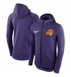 Men Phoenix Suns Nike Showtime Therma Flex Performance Full Zip Hoodie Purple