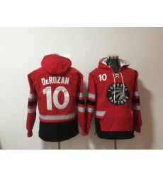Men's Toronto Raptors #43 Pascal Siakam Red Lace-Up Pullover Hoodie