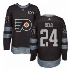 Mens Adidas Philadelphia Flyers 24 Matt Read Premier Black 1917 2017 100th Anniversary NHL Jersey 