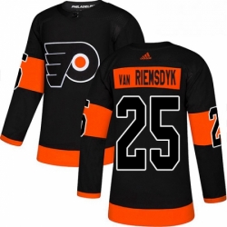 Mens Adidas Philadelphia Flyers 25 James Van Riemsdyk Premier Black Alternate NHL Jersey 