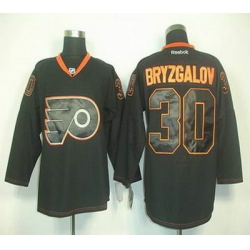 Philadelphia Flyers #30 Ilya Bryzgalov black ice jersey