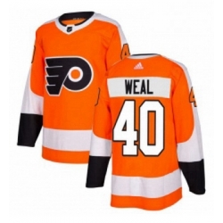 Youth Adidas Philadelphia Flyers 40 Jordan Weal Authentic Orange Home NHL Jersey 