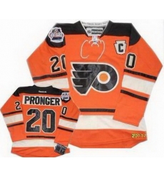 Youth Philadelphia Flyers #20 Chris Pronger orange 2012 Winter Classic Premier Jersey