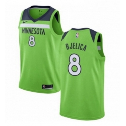 Womens Nike Minnesota Timberwolves 8 Nemanja Bjelica Swingman Green NBA Jersey Statement Edition 