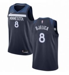 Womens Nike Minnesota Timberwolves 8 Nemanja Bjelica Swingman Navy Blue Road NBA Jersey Icon Edition 