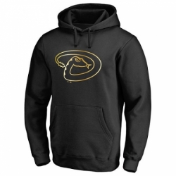 MLB Men Arizona Diamondbacks Gold Collection Pullover Hoodie Black