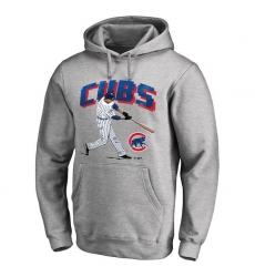 Men Chicago Cubs Grey Men Pullover Hoodie