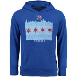 Men Chicago Cubs Royal Men Pullover Hoodie12