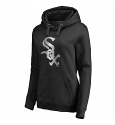 MLB Chicago White Sox Women Platinum Collection Pullover Hoodie Black