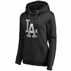 MLB LA Dodgers Women Platinum Collection Pullover Hoodie Black