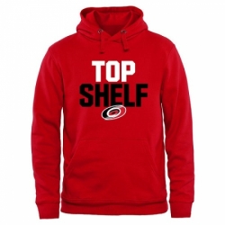 NHL Mens Carolina Hurricanes Top Shelf Pullover Hoodie Scarlet