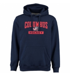 NHL Mens Columbus Blue Jackets Rinkside City Pride Pullover Hoodie Navy