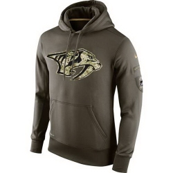 Men Nashville Predators Nike Salute To Service NHL Hoodie