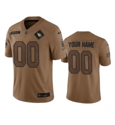 Men Women youth Arizona Cardinals Active Player Custom 2023 Brown Salute To Service Limited Stitched Football Jersey