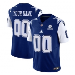 Men Women youth Dallas Cowboys Active Player Custom Navy 2023 F U S E  With Established In 1960 Patch Vapor Limited Stitched Football Jersey