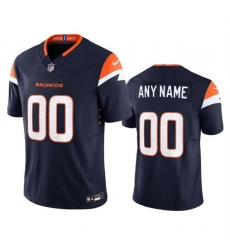 Men Women youth Denver Broncos Active Player Custom Navy 2024 F U S E  Alternate Vapor Limited Stitched Football Jersey