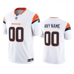 Men Women youth Denver Broncos Active Player Custom White 2024 F U S E  Vapor Limited Stitched Football Jersey