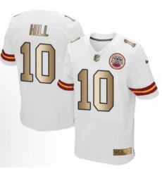 Kansas City Chiefs White Gold Customized Jersey