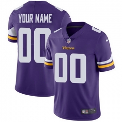 Men Women Youth Toddler All Size Minnesota Vikings Customized Jersey 010