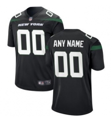 Custom New York Jets Nike Vapor Limited Black Jersey