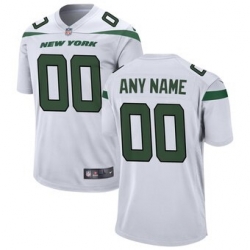 Custom New York Jets Nike Vapor Limited White Jersey