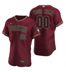 Men Women Youth Toddler All Size Arizona Diamondbacks Custom Nike Crimson Stitched MLB Flex Base Jersey