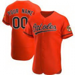 Men Women Youth Toddler Baltimore Orioles Orange Custom Nike MLB Flex Base Jersey