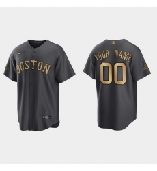 Men Women Youth Custom Boston Red Sox 2022 Mlb All Star Game Charcoal Replica Jersey