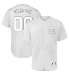 Men Women Youth Toddler All Size Chicago Cubs Majestic 2019 Players Weekend Flex Base Authentic Roster Custom White Jersey