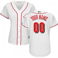 Men Women Youth All Size Cincinnati Reds Majestic White Home Cool Base Custom Jersey