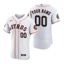 Men Women Youth Houston Astros Active Player Customized White 2022 World Series Flex Base Stitched Baseball Jersey