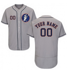 Men Women Youth Toddler All Size Houston Astros Gray Customized Flexbase New Design Jersey