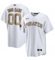 Men Women youth Pittsburgh Pirates Active Player Custom 2022 All Star White Cool Base Stitched Baseball Jersey