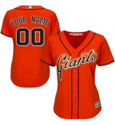 Men Women Youth All Size San Francisco Cool Base Custom MLB Jersey Orange