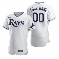 Men Women Youth Toddler All Size Tampa Bay Rays Custom Nike White 2020 Stitched MLB Flex Base Jersey