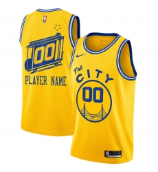 Men Women Youth Toddler Golden States Warriors Customized Jersey 005